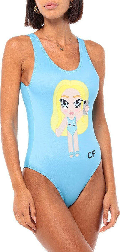 Chiara Ferragni Costume Intero Mascotte CF Collection Sgambato Scollato Dietro Moda Fashion Mare Moda/Donna/Abbigliamento/Mare e piscina/Costumi interi You Store - Messina, Commerciovirtuoso.it
