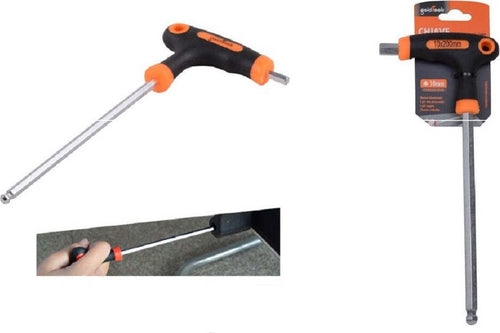 Chiave A Brugola T Trapezoidale Punta Tonda 10x200mm Impugnatura Ergonomica 91801 Fai da te/Utensili elettrici e a mano/Utensili a mano/Chiavi e chiavi inglesi/Chiavi esagonali Trade Shop italia - Napoli, Commerciovirtuoso.it