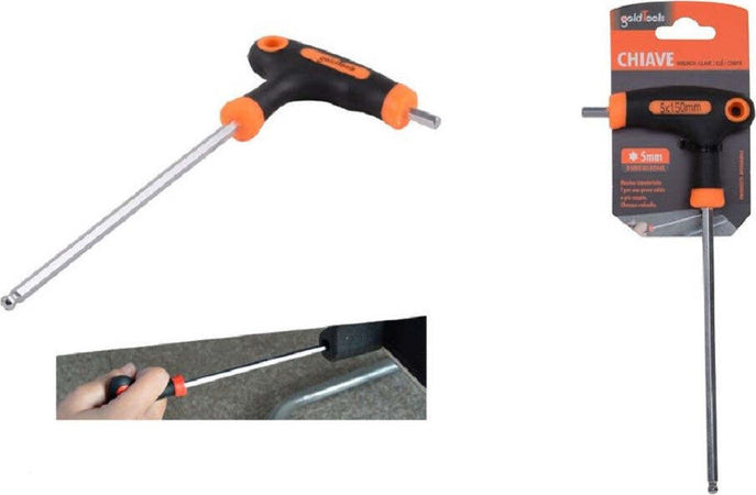 Chiave A Brugola T Trapezoidale Punta Tonda 5x150mm Impugnatura Ergonomica 91798 Fai da te/Utensili elettrici e a mano/Utensili a mano/Chiavi e chiavi inglesi/Chiavi esagonali Trade Shop italia - Napoli, Commerciovirtuoso.it