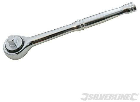 Chiave a cricchetto Silverline in acciaio cromo meccanica 1/4 150 mm Prezzo