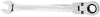 Chiave A Snodo 8 Mm Cricchetto Nero A 12 Denti Testa Girevole 180° 14 Cm Tools