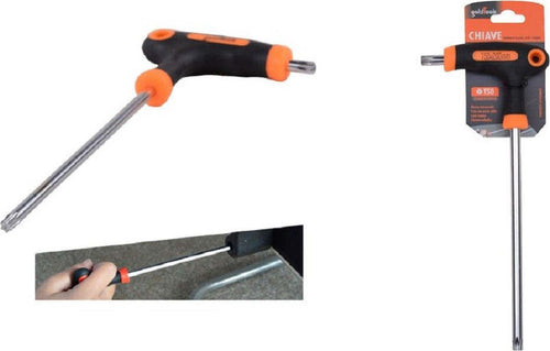 Chiave Brugola T Trapezoidale Punta Stella T50x200mm Impugnatura Ergonomica 91809 Fai da te/Utensili elettrici e a mano/Utensili a mano/Chiavi e chiavi inglesi/Chiavi esagonali Trade Shop italia - Napoli, Commerciovirtuoso.it