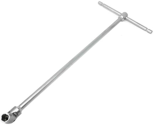 Chiave Bussola 10 Mm Doppio Snodo Testa Snodabile Maniglia A T Lunga 44 Cm Tools