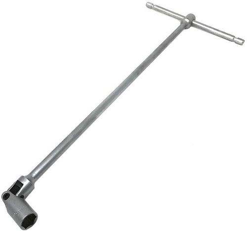 Chiave Bussola 13 Mm Doppio Snodo Testa Snodabile Maniglia A T Lunga 44 Cm Tools