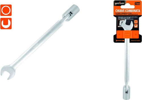 Chiave Combinata 11mm Fissa E A Bussola Poligonale Con Snodo Cromo Vanadio 97559 Fai da te/Utensili elettrici e a mano/Utensili a mano/Chiavi e chiavi inglesi/Chiavi combinate Trade Shop italia - Napoli, Commerciovirtuoso.it