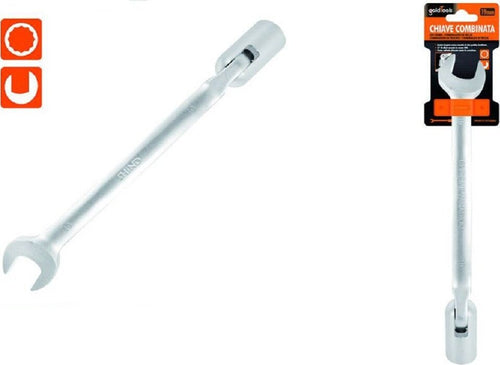 Chiave Combinata 19mm Fissa E A Bussola Poligonale Con Snodo Cromo Vanadio 97567 Fai da te/Utensili elettrici e a mano/Utensili a mano/Chiavi e chiavi inglesi/Chiavi combinate Trade Shop italia - Napoli, Commerciovirtuoso.it