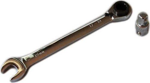 Chiave Combinata Cricchetto Reversibile Fissa A Stella 19mm 17-19mm Adattatore Fai da te/Utensili elettrici e a mano/Utensili a mano/Chiavi e chiavi inglesi/Chiavi combinate Trade Shop italia - Napoli, Commerciovirtuoso.it
