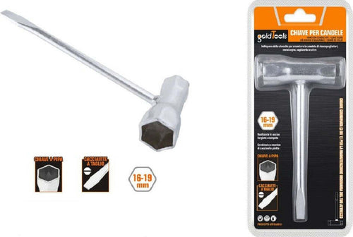 Chiave Combinata Per Candele A Pipa 16-19 Mm Cacciavite A Taglio Motoseghe 57258 Fai da te/Utensili elettrici e a mano/Utensili a mano/Chiavi e chiavi inglesi/Chiavi a tubo Trade Shop italia - Napoli, Commerciovirtuoso.it