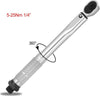 CHIAVE DINAMOMETRICA CRICCHETTO 1/4'' 5-25 Nm SERRAGGIO REVERSIBILE 270mm Fai da te/Utensili elettrici e a mano/Utensili a mano/Chiavi e chiavi inglesi/Chiavi dinamometriche Trade Shop italia - Napoli, Commerciovirtuoso.it
