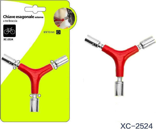 Chiave Esagonale Esterna Tipo Y A Bussola Per Bici A Tre Braccia 8 9 10mm Xc2524 Sport e Tempo Libero > Ciclismo > Sport Trade Shop italia - Napoli, Commerciovirtuoso.it