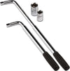 CHIAVE ESAGONALE PER DADI RUOTE AUTO AUTOMOBILE TELESCOPICA 2 INSERTI IN ACCIAIO Auto e Moto/Attrezzi per veicoli/Attrezzi per cerchioni e pneumatici/Chiavi a pipa e a croce Trade Shop italia - Napoli, Commerciovirtuoso.it