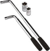 CHIAVE ESAGONALE PER DADI RUOTE AUTO AUTOMOBILE TELESCOPICA 2 INSERTI IN ACCIAIO Auto e Moto/Attrezzi per veicoli/Attrezzi per cerchioni e pneumatici/Chiavi a pipa e a croce Trade Shop italia - Napoli, Commerciovirtuoso.it