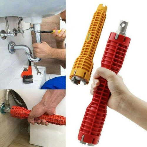 Chiave-Multiuso-Multifunzione-Per-Raccordi-Rubinetti-Utilizzo-In-Spazi-Stretti
