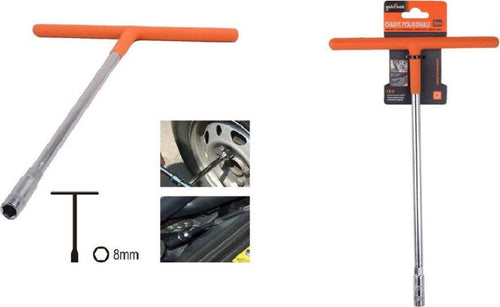 Chiave Poligonale Impugnatura Tipo A T Da 8 Mm Con Bussola Esagonale Cr-v 91604 Fai da te/Utensili elettrici e a mano/Utensili a mano/Chiavi e chiavi inglesi/Chiavi a bussola Trade Shop italia - Napoli, Commerciovirtuoso.it