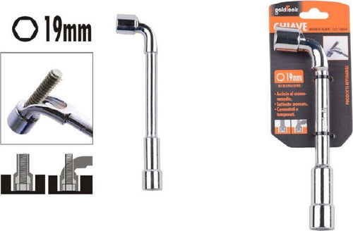 Chiave Tipo L Bussola 19mm Bocca Esagonale Cromo Vanadio Acciaio 91627 Ferramenta Fai da te/Utensili elettrici e a mano/Utensili a mano/Chiavi e chiavi inglesi/Chiavi a bussola Trade Shop italia - Napoli, Commerciovirtuoso.it
