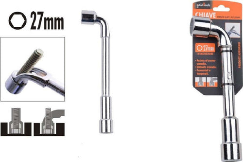 Chiave Tipo L Bussola 27mm Bocca Esagonale Cromo Vanadio Acciaio 91633 Ferramenta Fai da te/Utensili elettrici e a mano/Utensili a mano/Chiavi e chiavi inglesi/Chiavi a bussola Trade Shop italia - Napoli, Commerciovirtuoso.it