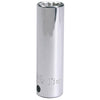 Chiave a bussola lunga 65mm innesto 3/8 12 punte 9 misure acciaio Draper Draper tools