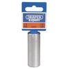 Chiave a bussola lunga 65mm innesto 3/8 12 punte 9 misure acciaio Draper Draper tools
