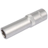 Chiave a bussola lunga innesto 3/8 6 punte 9 misure acciaio satinato Draper Draper tools