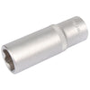 Chiave a bussola lunga innesto 3/8 6 punte 9 misure acciaio satinato Draper Draper tools