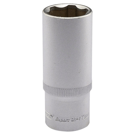 Chiave a bussola lunga innesto 3/8 6 punte 9 misure acciaio satinato Draper Draper tools