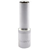 Chiave a bussola lunga innesto 3/8 6 punte 9 misure acciaio satinato Draper Draper tools