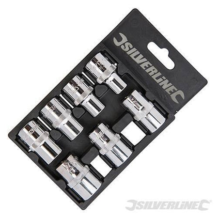 Set Silverline chiavi a bussola 1/2" 7 pezzi 3/8" - 3/4" acciaio Prezzo