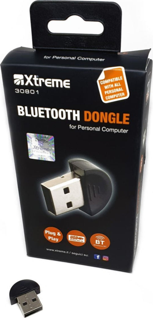 Chiavetta Usb Bluettoth Dongle Ricevitore trasferimento dati Pc Computer Win