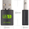 Chiavetta USB Dual Band con Bluetooth 4.2 Wi-Fi fino a 600 mbps Wireless 2,4GHz e 5GHz Adattatore Usb Pc Mac