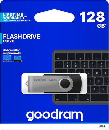 Chiavetta/Pendrive-USB-Goodram-Twister-128GB-nera-USB-2.0