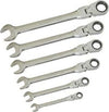 Chiavi combinate a cricchetto con snodo set 6pz in acciaio cromo vanadio Fai da te/Utensili elettrici e a mano/Utensili a mano/Chiavi e chiavi inglesi/Chiavi combinate Trade Shop italia - Napoli, Commerciovirtuoso.it