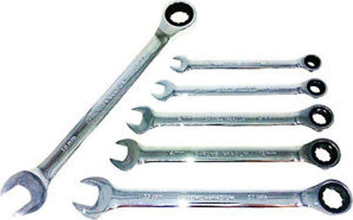 Chiavi combinate a cricchetto set 6 pz Serie di chiavi combinate con cricchetto Fai da te/Utensili elettrici e a mano/Utensili a mano/Chiavi e chiavi inglesi/Chiavi combinate Trade Shop italia - Napoli, Commerciovirtuoso.it