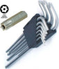 Chiavini in acciaio torx set 9 pezzi da T10 a T50 professionale con custodia Fai da te/Utensili elettrici e a mano/Utensili a mano/Chiavi e chiavi inglesi/Chiavi esagonali Trade Shop italia - Napoli, Commerciovirtuoso.it