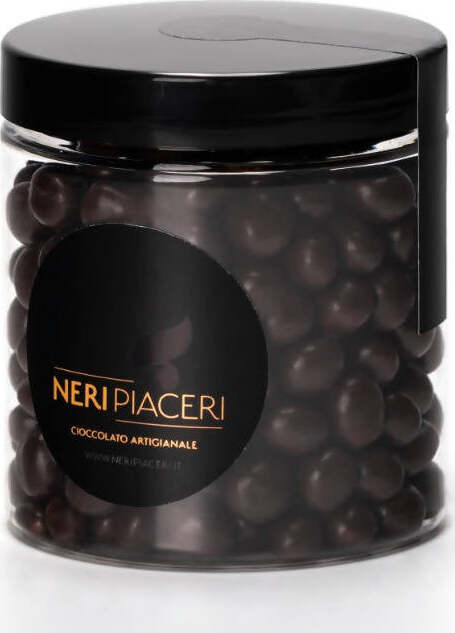 Chicci Caffe' Ricoperti Cioccolato Fondente Confezione in Vaso Gr. 140 Neri Piaceri Cioccolato Artigianale Alimentari e cura della casa/Snack dolci e salati/Cioccolata/Chicchi di caffè ricoperti di cioccolato Neri Piaceri - Cavezzo, Commerciovirtuoso.it