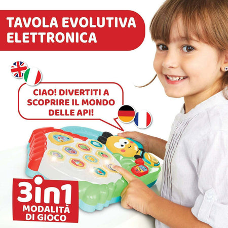 Chicco - baby bee alla scoperta dell'alveare, centro attività, elettronico, 3 modalità, gioco auto correttivo, 2-5 anni Giochi e giocattoli/Giocattoli prima infanzia/Giochi musicali Sanitaria Gioia del Bimbo - Villa San Giovanni, Commerciovirtuoso.it
