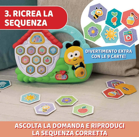 Chicco - baby bee alla scoperta dell'alveare, centro attività, elettronico, 3 modalità, gioco auto correttivo, 2-5 anni Giochi e giocattoli/Giocattoli prima infanzia/Giochi musicali Sanitaria Gioia del Bimbo - Villa San Giovanni, Commerciovirtuoso.it