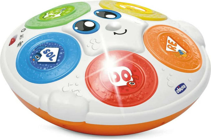 Chicco - Gioco Donatello Il Tamburello, Tamburo Armonico Educativo, Pulsanti Luminosi Con Canzoni, 2 Modalità Di Gioco, Giochi Musicali Per Bambini 6-36 Mesi Giochi e giocattoli/Giochi educativi e scientifici/Elettronica Sanitaria Gioia del Bimbo - Villa San Giovanni, Commerciovirtuoso.it