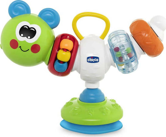 Chicco - gioco seggiolone bruchino ballerino, gioco elettronico con ventosa per seggiolone, con suoni, melodie e attività manuali, batterie incluse, multicolore, 6-36 mesi Giochi e giocattoli/Giocattoli prima infanzia/Giochi musicali Sanitaria Gioia del Bimbo - Villa San Giovanni, Commerciovirtuoso.it