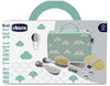 Chicco Baby Travel Set 6 In 1 Beauty Case Con Scomparti Da Viaggio Contenente Spazzola Pettine Spugna Forbicine E Tagliaunghie Per Bambini Da 0 Mesi
