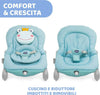 Chicco Balloon Sdraietta Neonati e Bambini Evolutiva 0 M-18kg, Funzioni Dondolo e Poltroncina, Schienale Reclinabile, Chiusura Compatta, Vibrazione, Gioco Elettronico Interattivo, Luci e Suoni, Froggy Prima infanzia/Attività e intrattenimento/Sdraiette e dondolini Sanitaria Gioia del Bimbo - Villa San Giovanni, Commerciovirtuoso.it