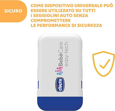 Chicco Bebècare Easy-Tech Dispositivo Anti Abbandono Universale per Seggiolino Auto, App, Bluetooth, 3 Livelli di Allarme, Allarmi Intelligenti - Bianco/Blu Prima infanzia/Seggiolini auto e accessori/Accessori/Adattatori per sedili della macchina Mondo Bimbo - Bagnara Calabra, Commerciovirtuoso.it