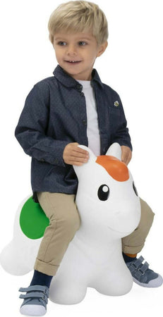 Chicco-Bouncy-Bouncing-Rodeo-cavallo-cavalcabile-gonfiabile-rimbalzante,-Giochi-Bambini-2---5-anni-colore-verde-bambino-maschietto