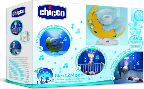 Chicco Carillon Proiettore Next2moon, Neutra 0 Mesi + Proiettore Interattivo Casa e cucina/Decorazioni per interni/Decorazioni cameretta bambini/Giostrine acchiappasogni Sanitaria Gioia del Bimbo - Villa San Giovanni, Commerciovirtuoso.it