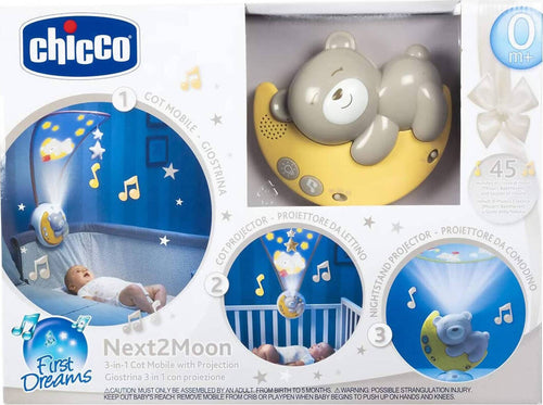 Chicco Carillon Proiettore Next2moon, Neutra 0 Mesi + Proiettore Interattivo Casa e cucina/Decorazioni per interni/Decorazioni cameretta bambini/Giostrine acchiappasogni Sanitaria Gioia del Bimbo - Villa San Giovanni, Commerciovirtuoso.it