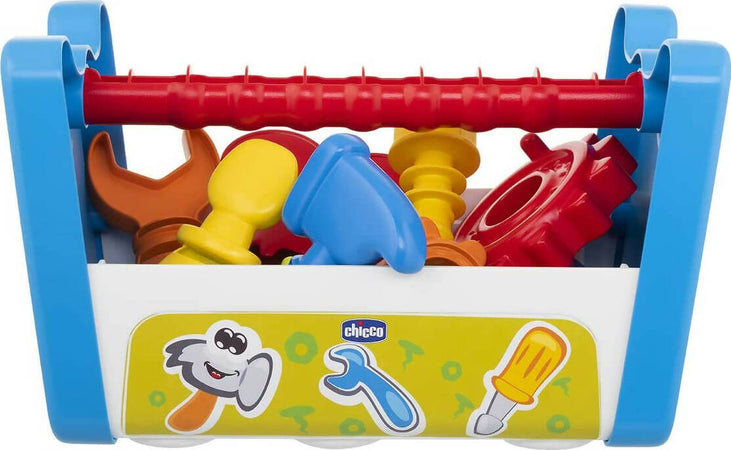 Chicco cassetta degli attrezzi 2 in 1, banco da lavoro per bambini con attrezzi giocattolo, gioco stem con 15 pezzi tra cui martello, cacciavite e chiave inglese - giochi educativi 1 anno - 3 anni Giochi e giocattoli/Giocattoli prima infanzia/Giochi musicali Sanitaria Gioia del Bimbo - Villa San Giovanni, Commerciovirtuoso.it