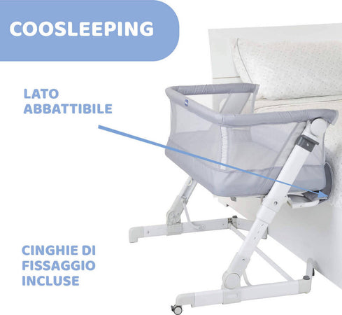 Chicco Culla Cosleeping Next2me Pop Up Con Materasso Pieghevole Fino A 9kg con borsa per il trasporto 88,5x56,5x66/81(h)cm Prima infanzia/Cameretta/Mobili cameretta/Lettini per neonati e bambini/Culle/Lettini da affiancare Sanitaria Gioia del Bimbo - Villa San Giovanni, Commerciovirtuoso.it