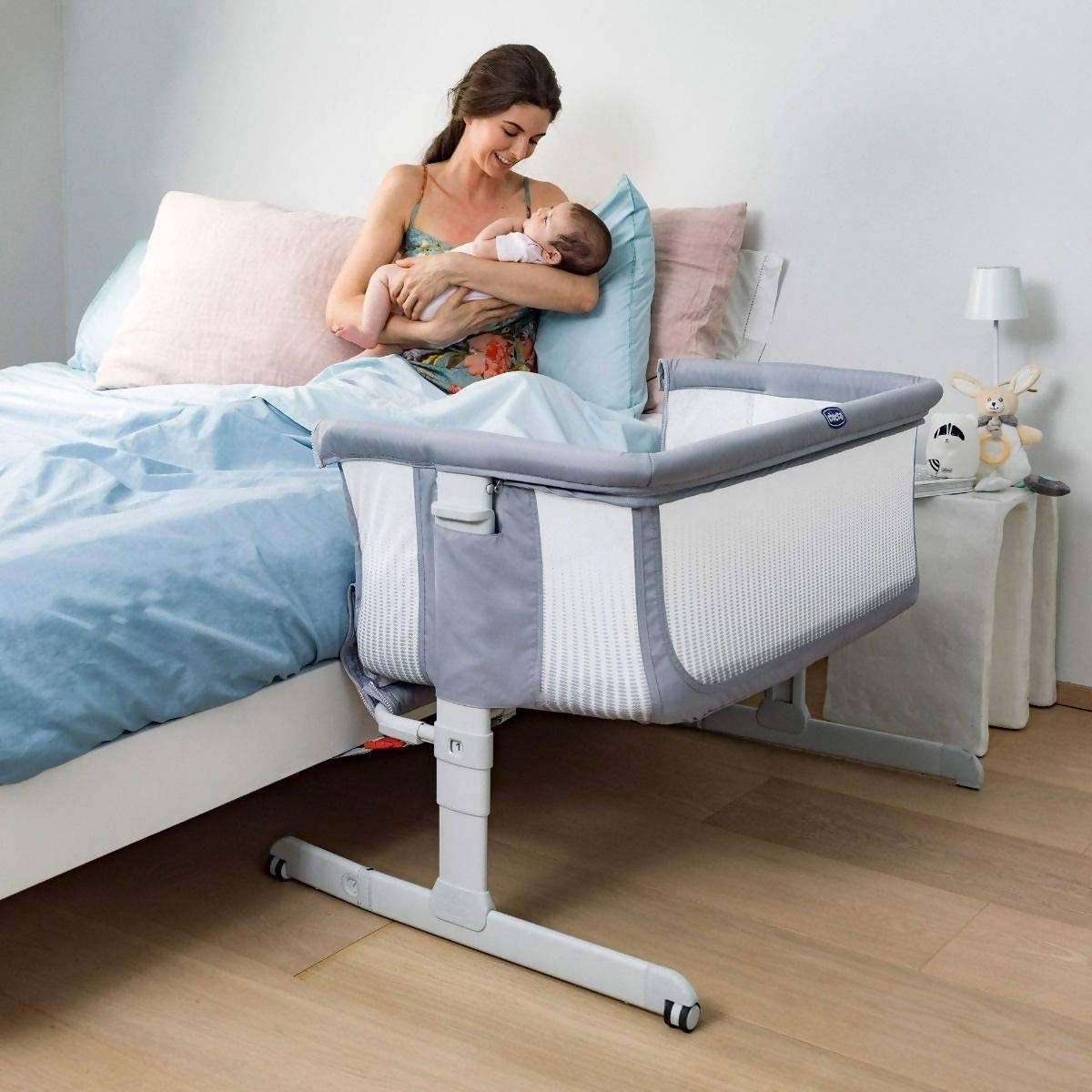 Culla Next2Me Forever Chicco - Co-Sleeping Fino A 4 Anni, Regolabile, Honey Beige - Foto 9