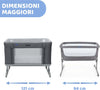 Chicco-Culla-Next2me-Forever-,-Slate-Grey,-Honey-Beige,-Culla-Neonato-Fianco-Letto,-Spondina-Apribile-Altezza-Regolabile,-vari-colori