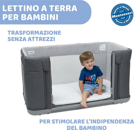 Chicco-Culla-Next2me-Forever-,-Slate-Grey,-Honey-Beige,-Culla-Neonato-Fianco-Letto,-Spondina-Apribile-Altezza-Regolabile,-vari-colori