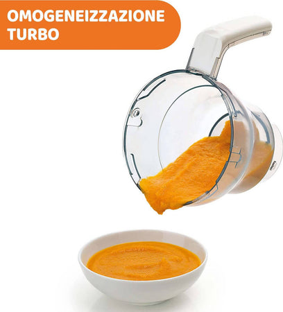 Chicco Cuocipappa Multifunzione Easy Meal per Lo Svezzamento Omogeneizzatore per Neonati E Bambini Frullatore E Scaldapappa Con Cottura a Vapore E Grattugia Cut Express Riscalda E Scongela Prima infanzia/Allattamento e pappa/Frullatori robot da cucina e presse/Robot da cucina Sanitaria Gioia del Bimbo - Villa San Giovanni, Commerciovirtuoso.it